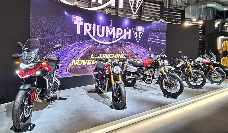 Von 400 bis 1.200 Kubik: neue TRIUMPH Motorräder auf der EICMA 