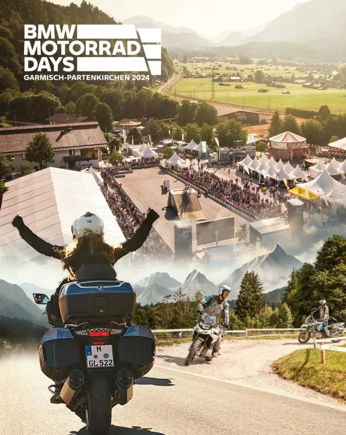 BMW Motorrad Days zurück in Garmisch