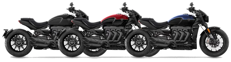 Farben der Triumph Rocket III R Storm