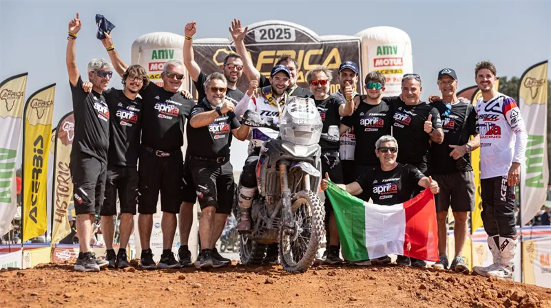 Aprilia Tuareg Racing gewinnt zum zweiten Mal in Folge das Africa Eco Race