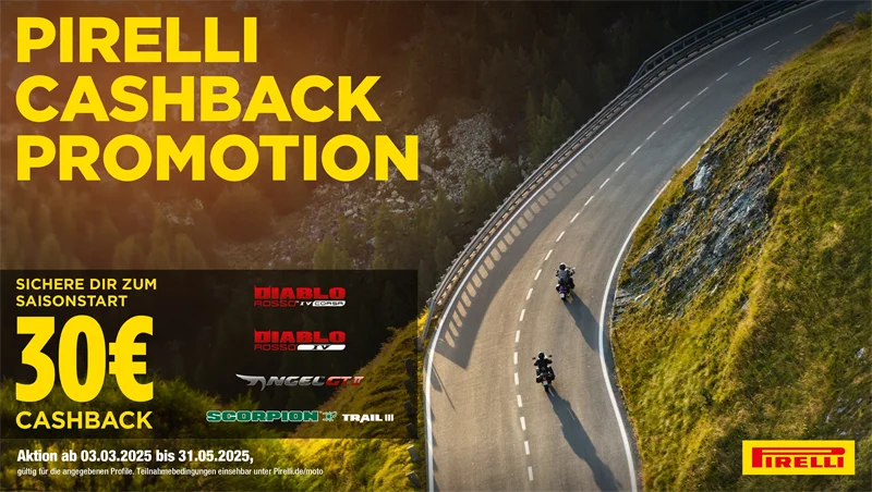 Frühjahrs-Promotions von Pirelli und Metzeler