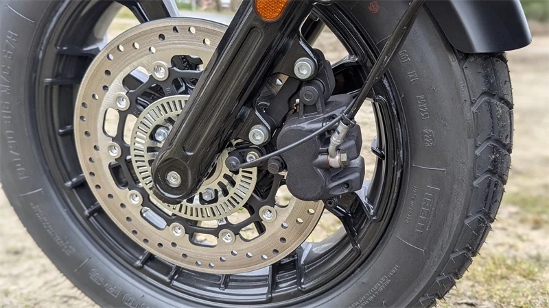 Bremsen vorne. Das geht besser.