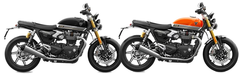 Farbauswahl der RS: Orange und Schwarz.