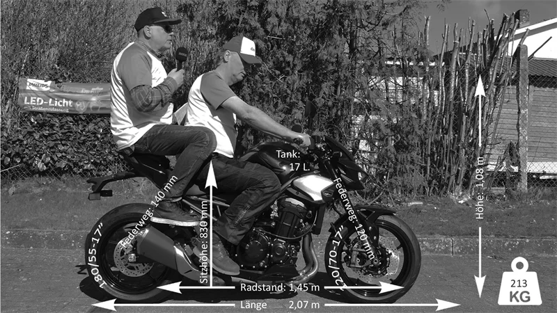 Sitzprobe Kawasaki Z 900