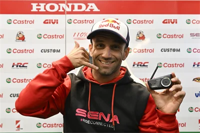 JOHANN ZARCO, MOTOGP RACER Im LCR HONDA TEAM ZUM THEMA INTERCOM
