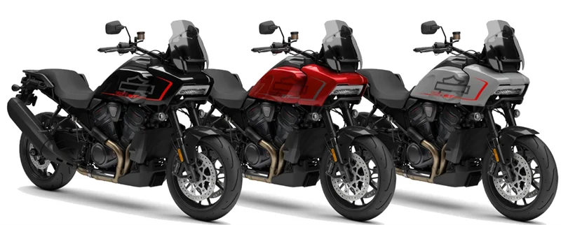 Farbauswahl der Pan America 1250 ST: Drei Farben stehen zur Wahl.