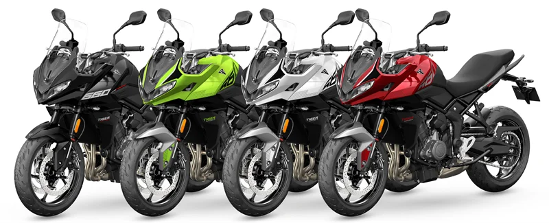 Farbauswahl bei der Tiger Sport 660