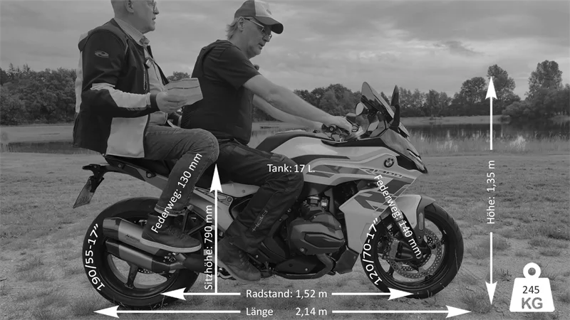 Sitzprobe BMW R1300 RS