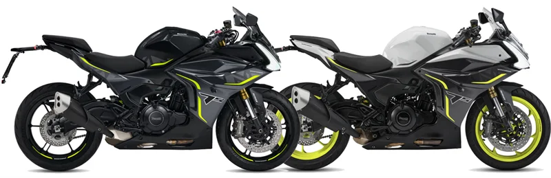 Übersichtliche Farbauswahl: Schwarz oder Weiß.