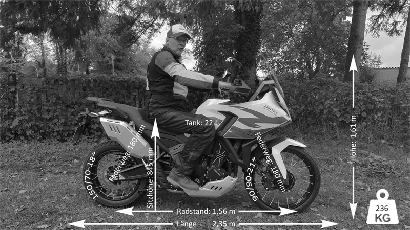 Sitzprobe Zontes 703 F Adventure