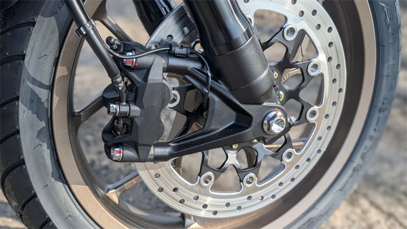 Besser geht immer: Einzelscheibe vorne.