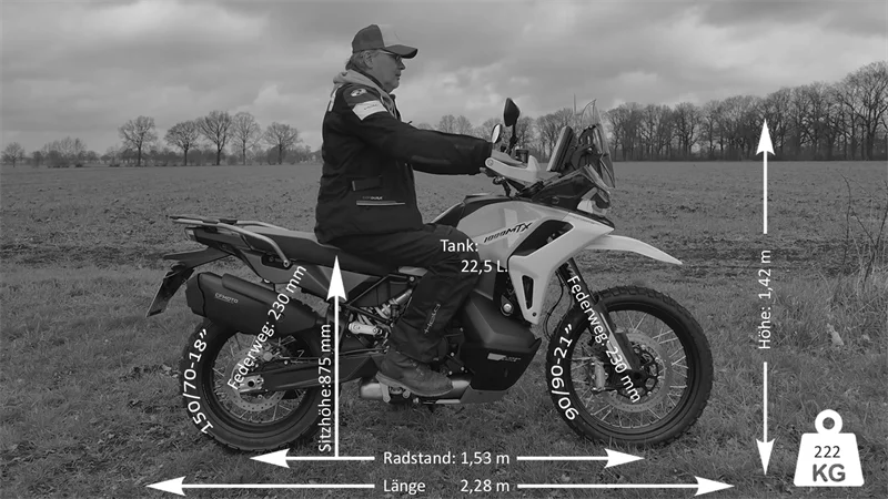 So sitzt es sich auf der CFMOTO 1000 MT-X.