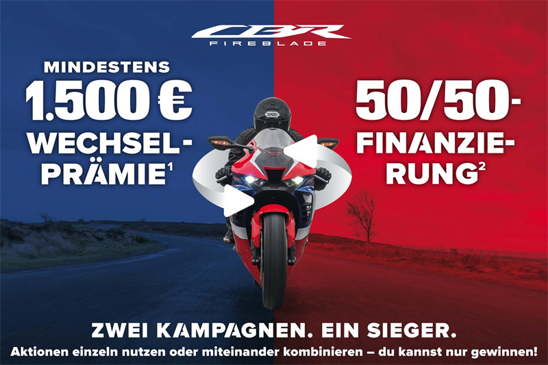 Wechselprämie für die Honda Fireblade